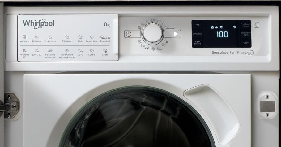 Встраиваемая стиральная машинa Whirlpool BIWMWG 81485 PL
