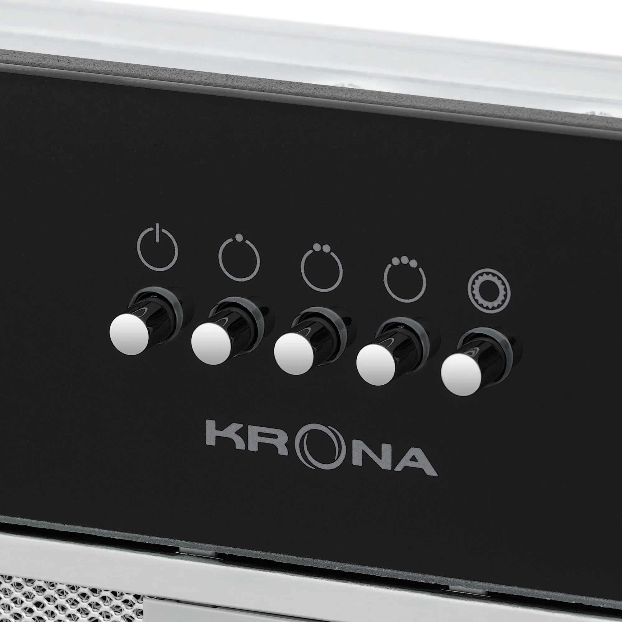 Вытяжка KRONA ELISA 600 GLASS BLACK PB