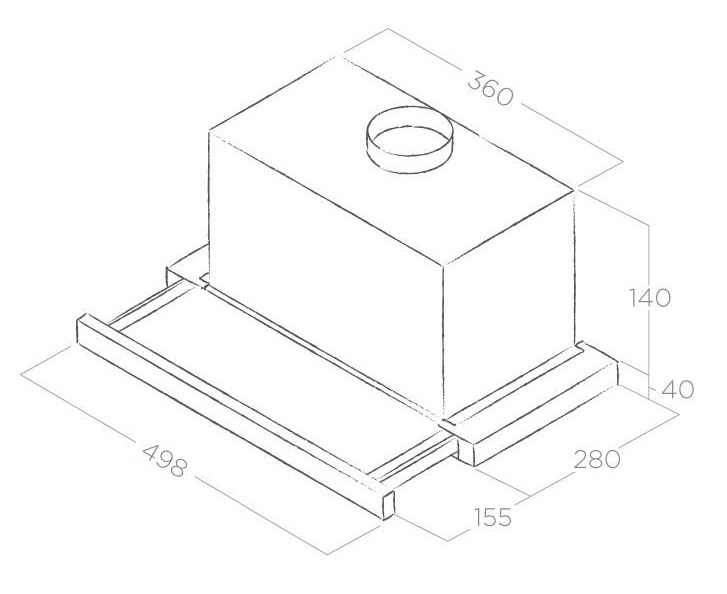 Вытяжка Elica ELITE 14 LUX GRIX/A/50
