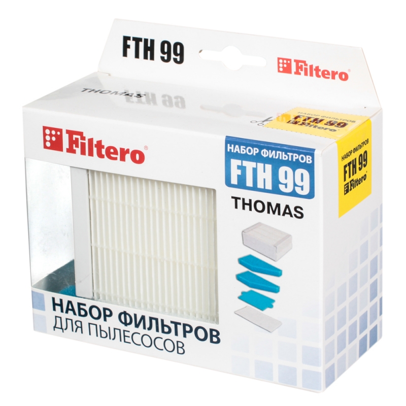 Фильтр для пылесосов Thomas Filtero FTH99TMS набор