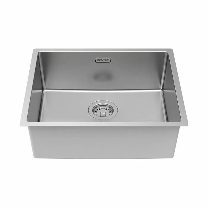 Мойка Paulmark LASSAN 54UNI-BS, брашированная сталь