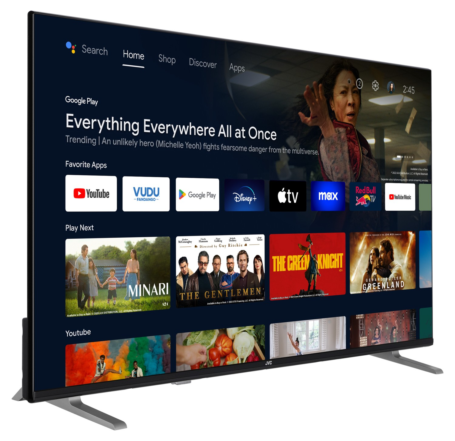 Телевизор JVC LT-43VAQ3300 4K UHD QLED Телевизор JVC LT-43VAQ3300 4K UHD QLED