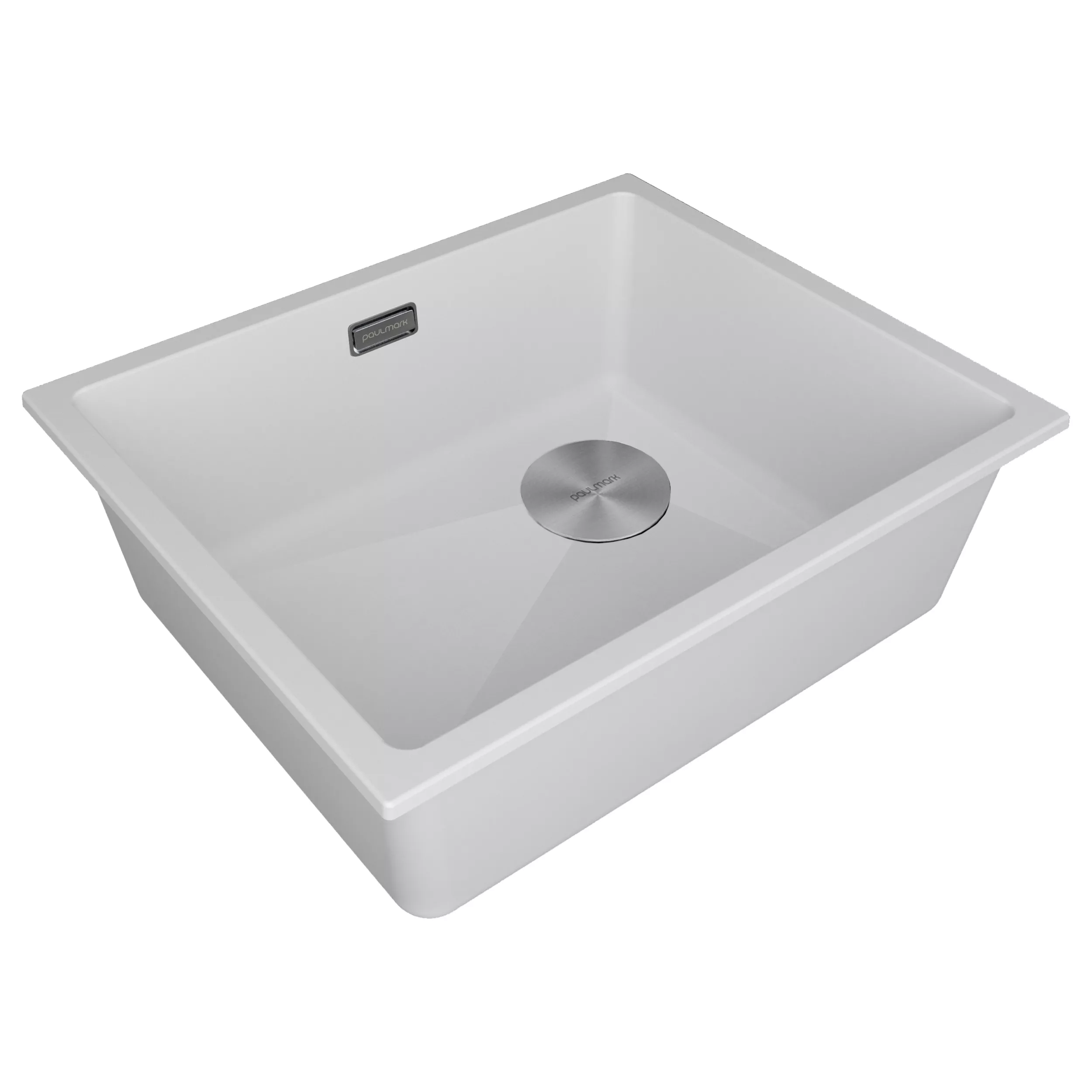 Мойка Paulmark LUMI 55UNI-SKEW-WH, Белый матовый