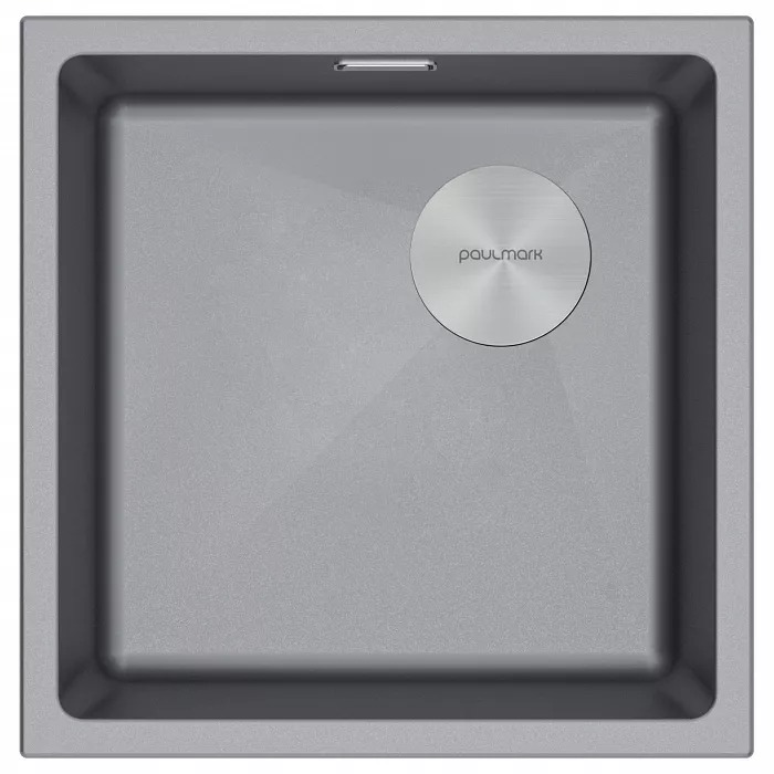 Мойка Paulmark LUMI 45UNI-SKEW-GRM, IT-GRANIT, серый