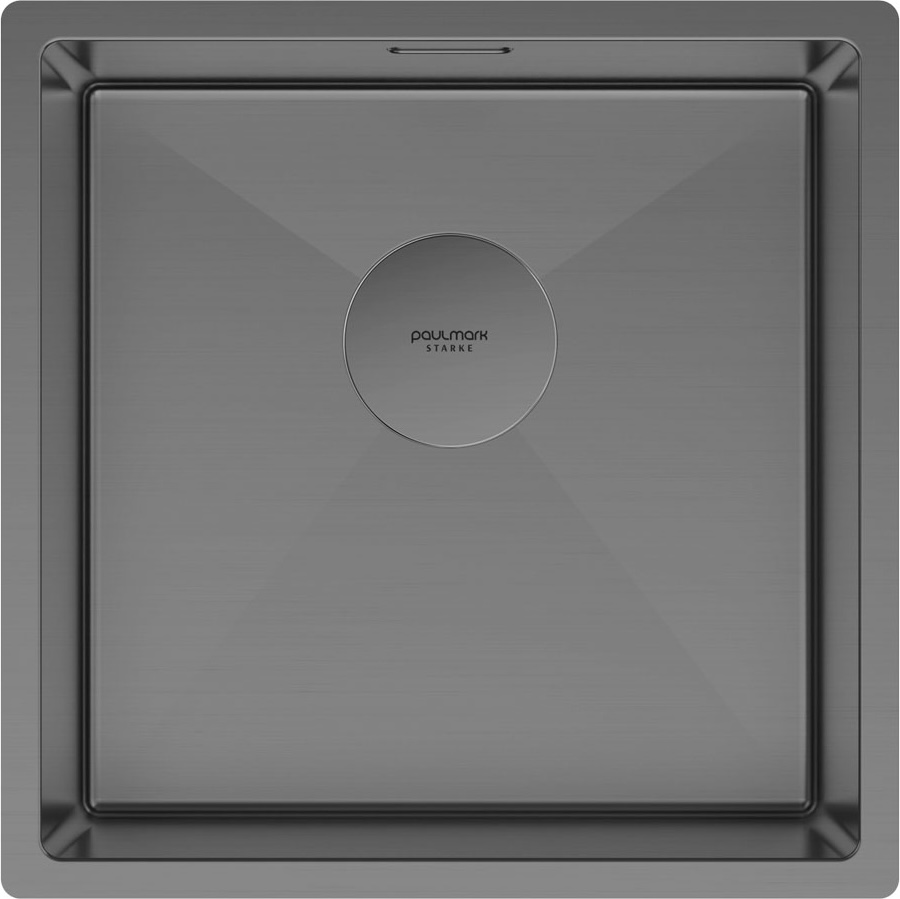 Мойка Paulmark NEXT 44UNI-GM, вороненая сталь