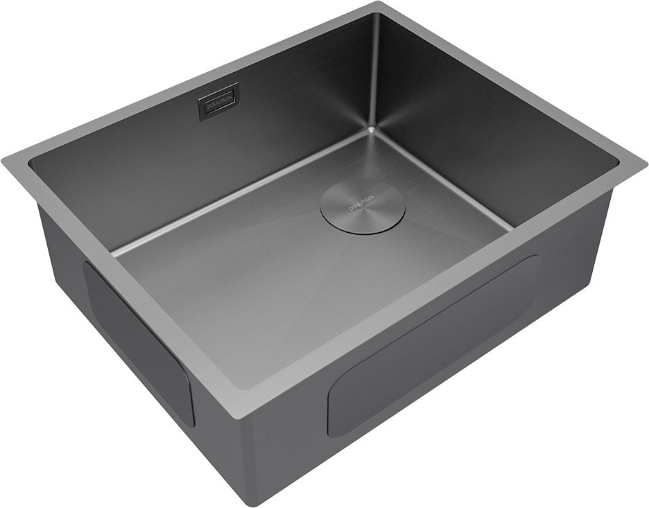 Мойка Paulmark NEXT-SKEW 54UNI-MG, матовый серый