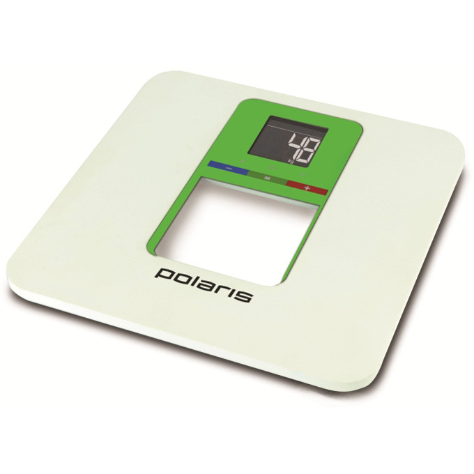 Весы электронные POLARIS PWS1833D Smart Colors белый/салатовый