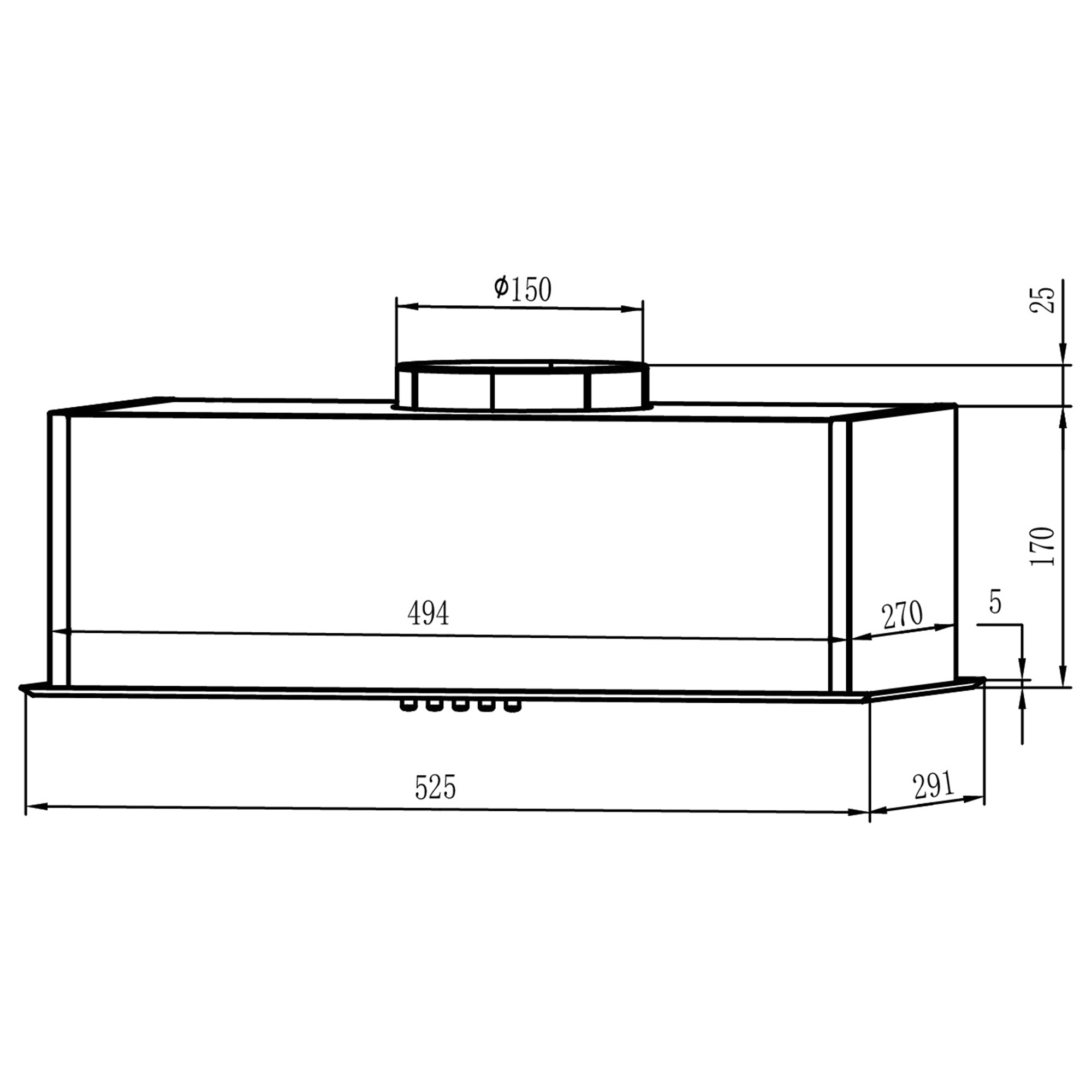 Вытяжка Оasis VM52W белая