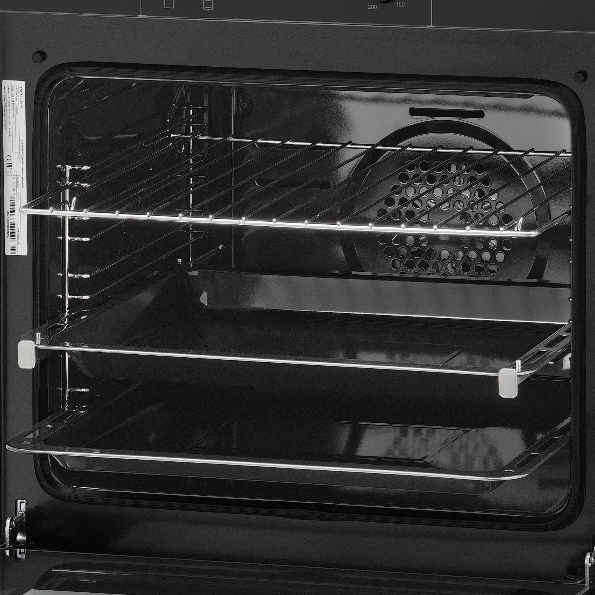 Духовка KRONA VOLLMOND opti 60 BL/BL