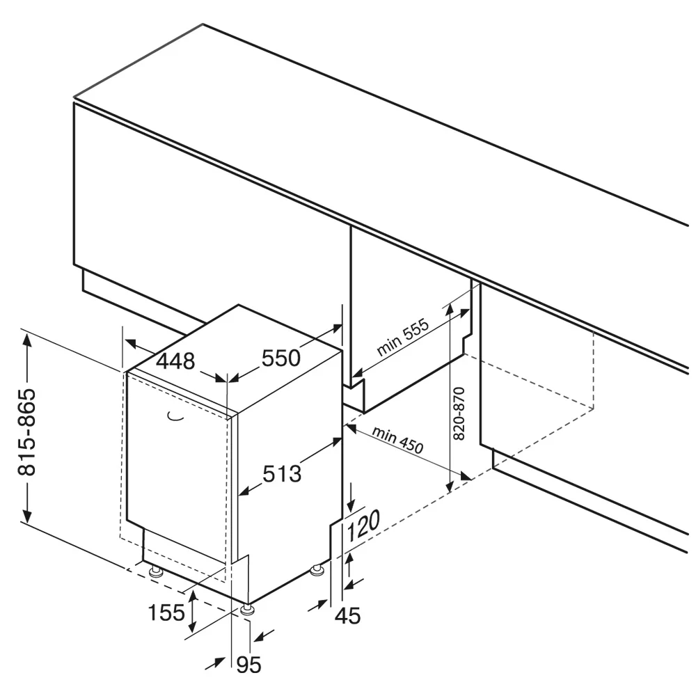 Посудомоечная машина KRONA WESPA 45 BI V2
