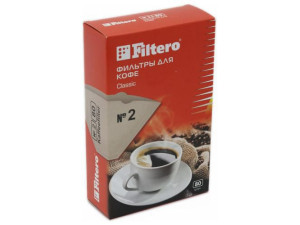 Фильтр для кофе Filtero №2/80 коричневый