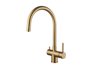 Смеситель Paulmark HELLER-BG He213218-BG, брашированное золото