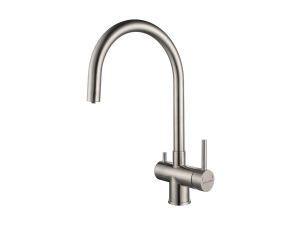 Смеситель Paulmark HELLER-BS He213218-BS, брашированная сталь