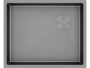 Мойка Paulmark NEXT-SKEW 54UNI-MG, матовый серый