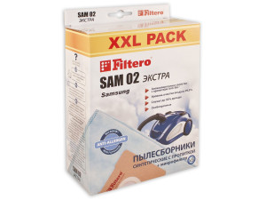 Пылесборники Экстра Filtero SAM02 (8) XXL PACK