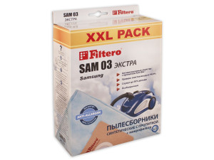 Пылесборники Экстра Filtero SAM03 (8) XXL PACK