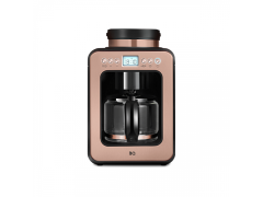 Кофеварка капельная со встроенной кофемолкой BQ CM7001 розовое золото
