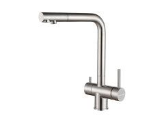 Смеситель Paulmark SKALEN Sk213020-BS, брашированная сталь