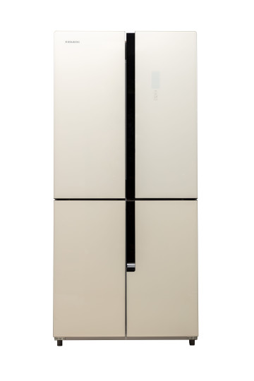 Холодильник HOLBERG HRM4688NDGBEi бежевое стекло