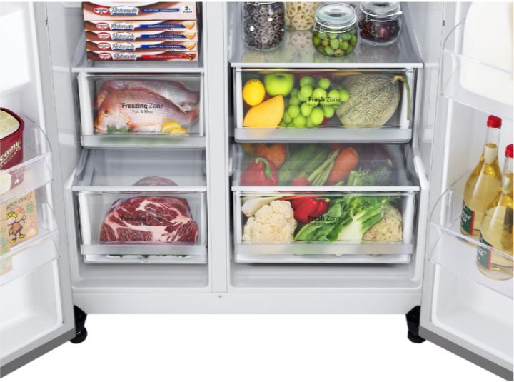 Холодильник Side by Side LG GSBV70PZTE