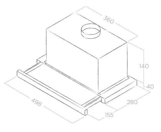 Вытяжка Elica ELITE 14 LUX GRIX/A/50