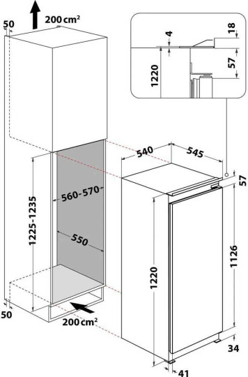 Холодильник WHIRLPOOL ARG7341 Холодильник WHIRLPOOL ARG7341