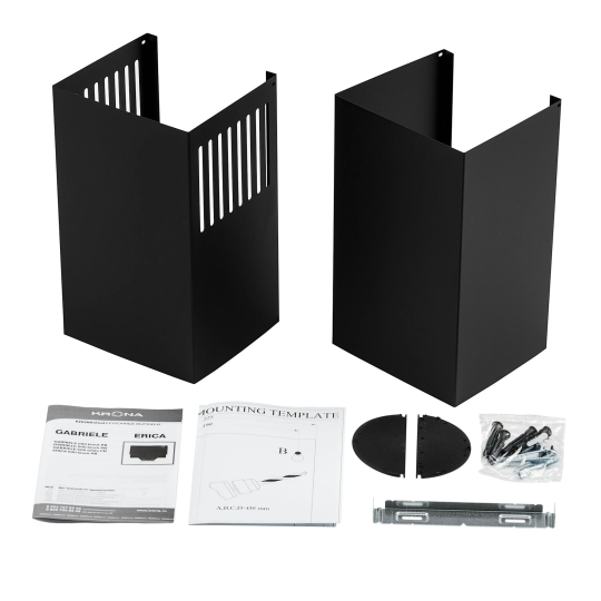 Вытяжка KRONA GABRIELE 600 black PB Вытяжка KRONA GABRIELE 600 black PB