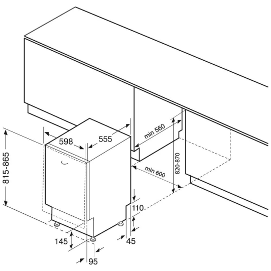 Посудомоечная машина KRONA GARDA 60 BI V2