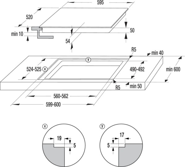 Панель индукционная GORENJE GI6443BSCWF