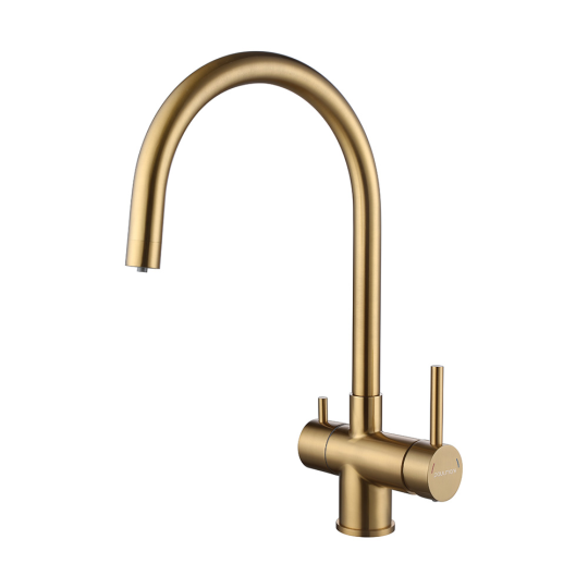 Смеситель Paulmark HELLER-BG He213218-BG, брашированное золото