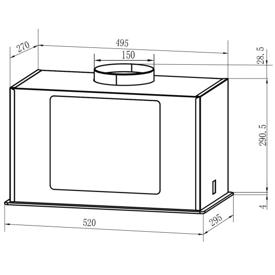 Вытяжка Оasis UD-60BG