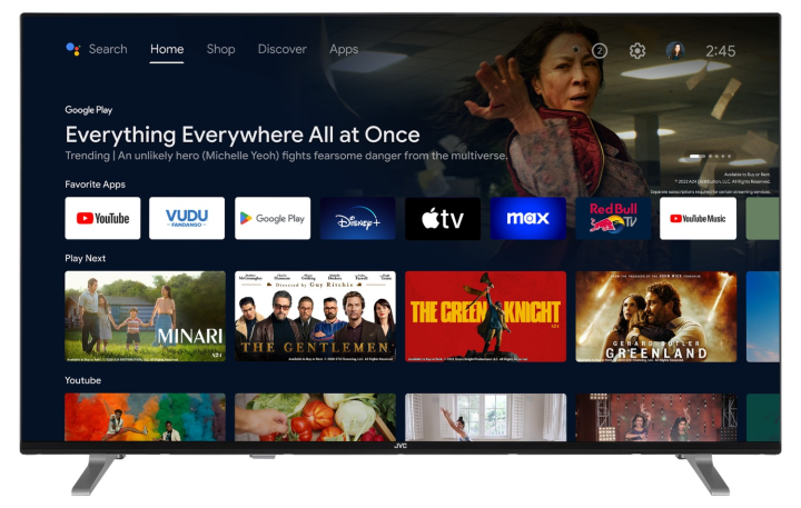 Телевизор JVC LT-43VAQ3300 4K UHD QLED Телевизор JVC LT-43VAQ3300 4K UHD QLED