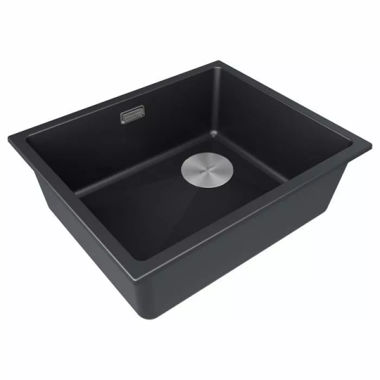 Мойка Paulmark LUMI 55UNI-SKEW-AN, антрацит
