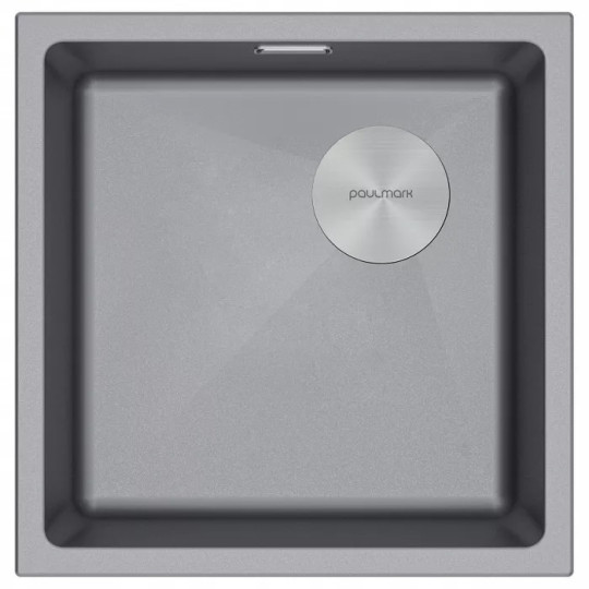 Мойка Paulmark LUMI 45UNI-SKEW-GRM, IT-GRANIT, серый