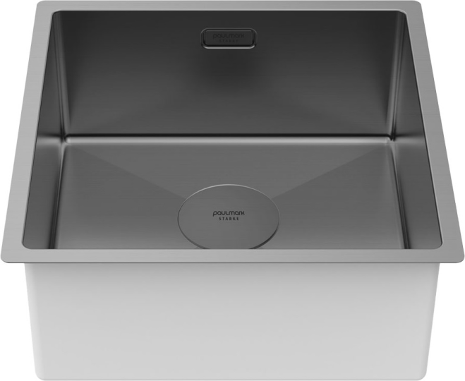 Мойка Paulmark NEXT 44UNI-GM, вороненая сталь