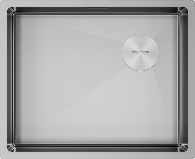 Мойка Paulmark NEXT-SKEW 54UNI-BS, брашированная сталь