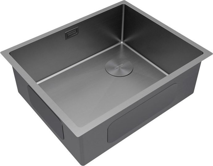 Мойка Paulmark NEXT-SKEW 54UNI-MG, матовый серый