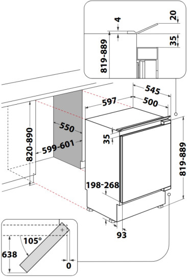 Холодильник Whirlpool WBUL021 Холодильник Whirlpool WBUL021