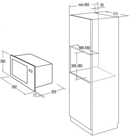 Микроволновая печь GORENJE BM235G1SYB Микроволновая печь GORENJE BM235G1SYB
